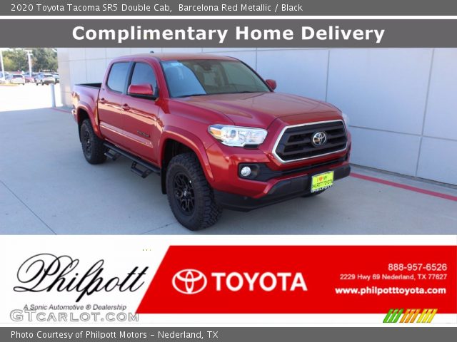 2020 Toyota Tacoma SR5 Double Cab in Barcelona Red Metallic