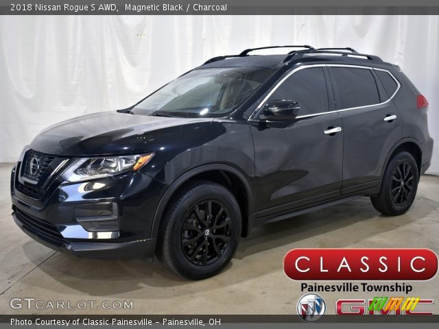 2018 Nissan Rogue S AWD in Magnetic Black