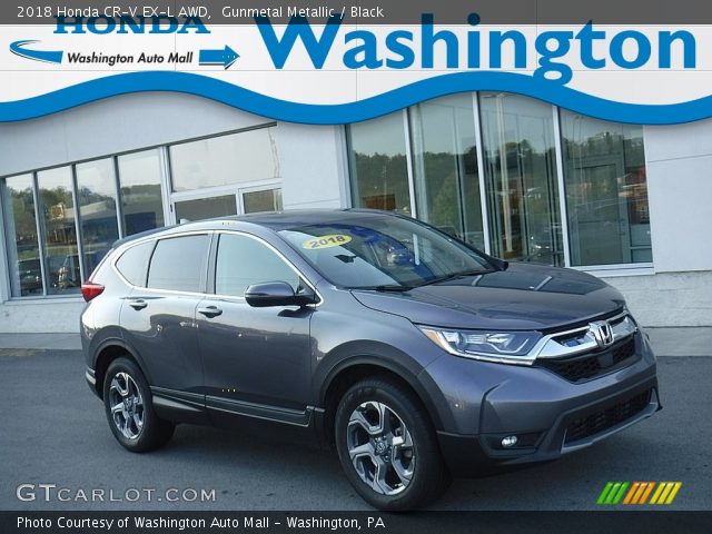 2018 Honda CR-V EX-L AWD in Gunmetal Metallic