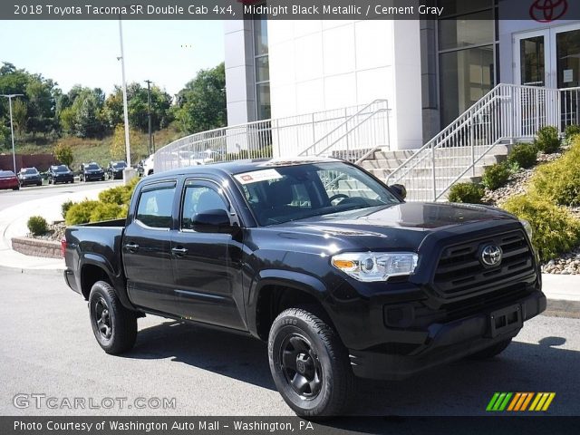 2018 Toyota Tacoma SR Double Cab 4x4 in Midnight Black Metallic