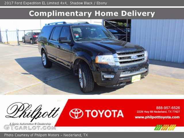 2017 Ford Expedition EL Limited 4x4 in Shadow Black