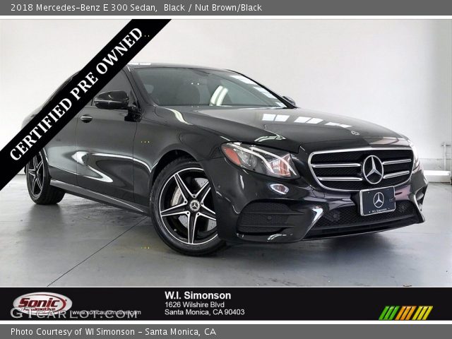 2018 Mercedes-Benz E 300 Sedan in Black
