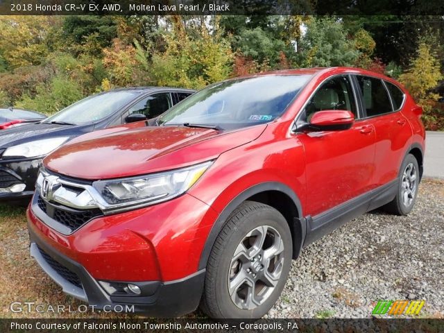 2018 Honda CR-V EX AWD in Molten Lava Pearl