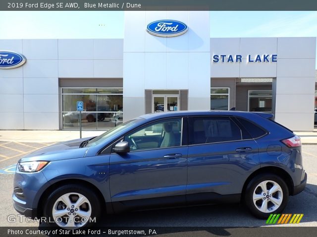 2019 Ford Edge SE AWD in Blue Metallic