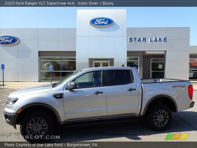 2020 Ford Ranger XLT SuperCrew 4x4 in Iconic Silver