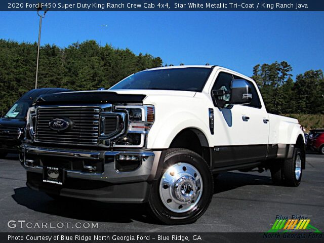 2020 Ford F450 Super Duty King Ranch Crew Cab 4x4 in Star White Metallic Tri-Coat