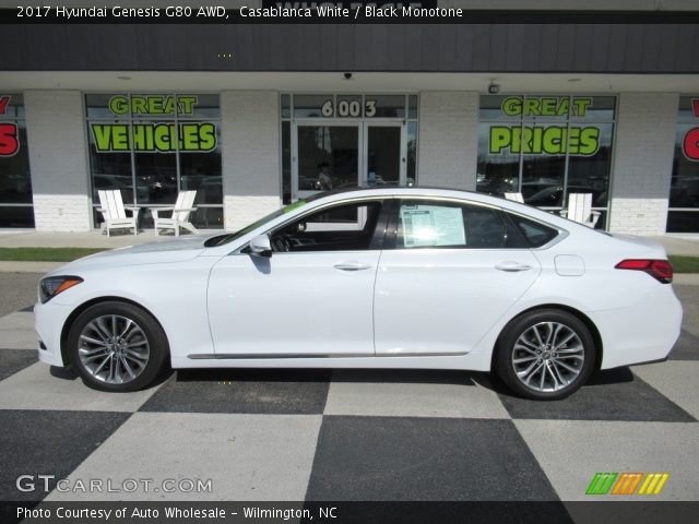 2017 Hyundai Genesis G80 AWD in Casablanca White