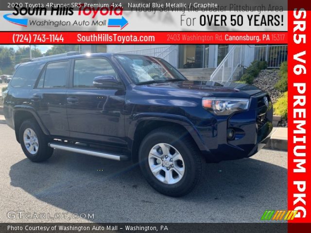 2020 Toyota 4Runner SR5 Premium 4x4 in Nautical Blue Metallic