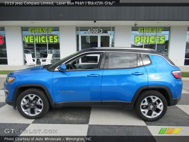 2019 Jeep Compass Limited in Laser Blue Pearl