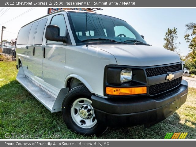 2012 Chevrolet Express LS 3500 Passenger Van in Summit White