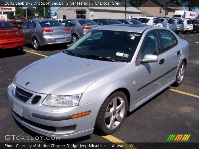 2003 Saab 9-3 Arc Sport Sedan in Silver Metallic