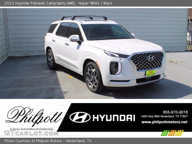 2021 Hyundai Palisade Calligraphy AWD in Hyper White