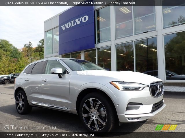 2021 Volvo XC60 T6 AWD Inscription in Bright Silver Metallic