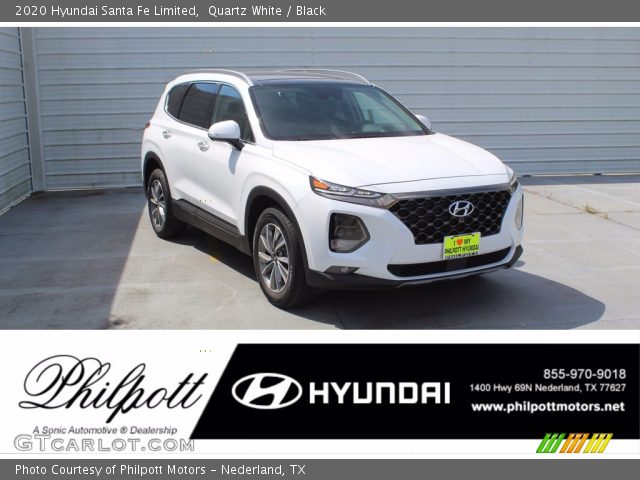 2020 Hyundai Santa Fe Limited in Quartz White