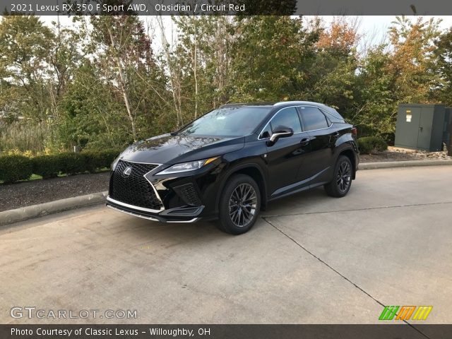 2021 Lexus RX 350 F Sport AWD in Obsidian