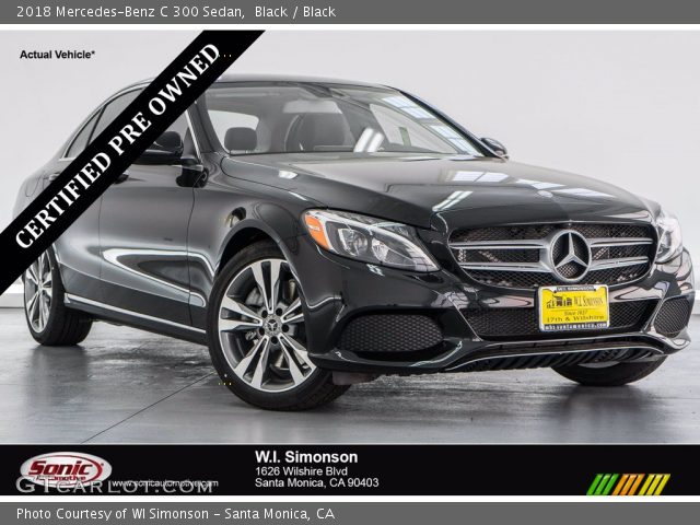 2018 Mercedes-Benz C 300 Sedan in Black