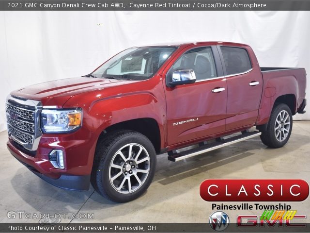 2021 GMC Canyon Denali Crew Cab 4WD in Cayenne Red Tintcoat