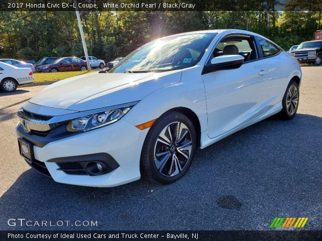 2017 Honda Civic EX-L Coupe in White Orchid Pearl