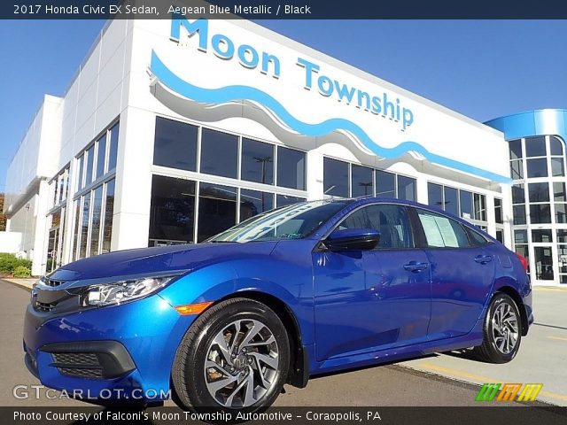 2017 Honda Civic EX Sedan in Aegean Blue Metallic
