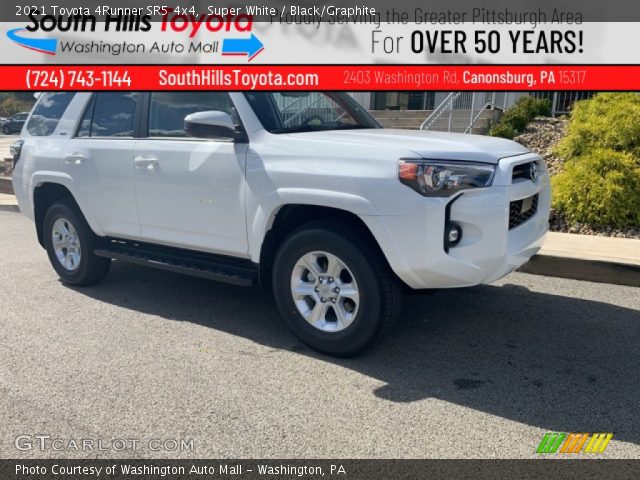 2021 Toyota 4Runner SR5 4x4 in Super White