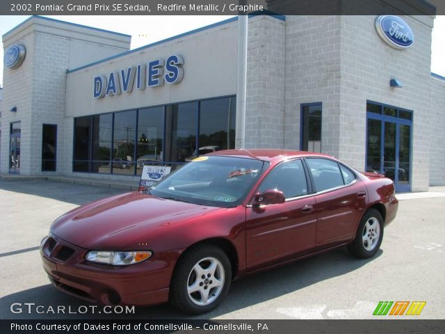 2002 Pontiac Grand Prix SE Sedan in Redfire Metallic