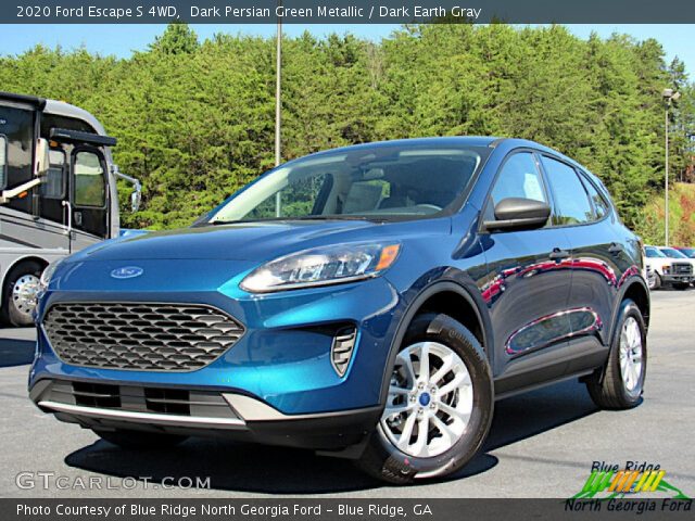 2020 Ford Escape S 4WD in Dark Persian Green Metallic