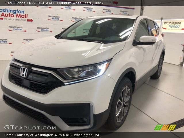 2020 Honda CR-V EX-L AWD in Platinum White Pearl