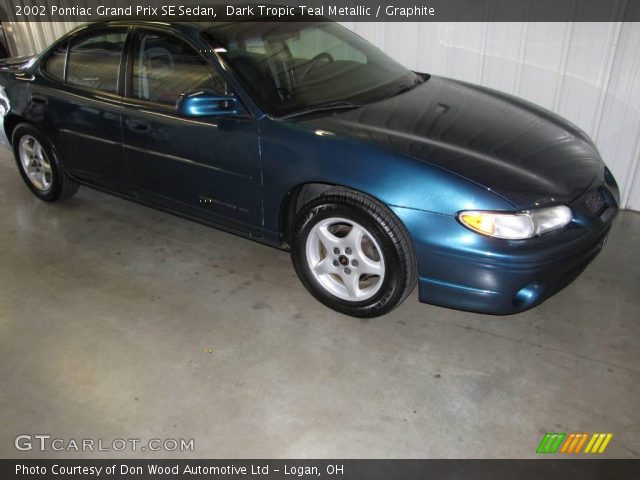 2002 Pontiac Grand Prix SE Sedan in Dark Tropic Teal Metallic