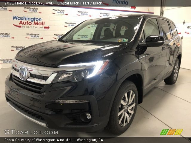 2021 Honda Pilot EX-L AWD in Crystal Black Pearl