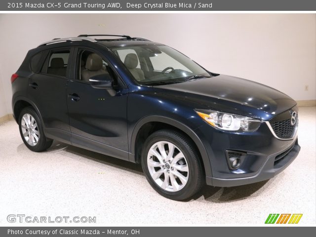 2015 Mazda CX-5 Grand Touring AWD in Deep Crystal Blue Mica