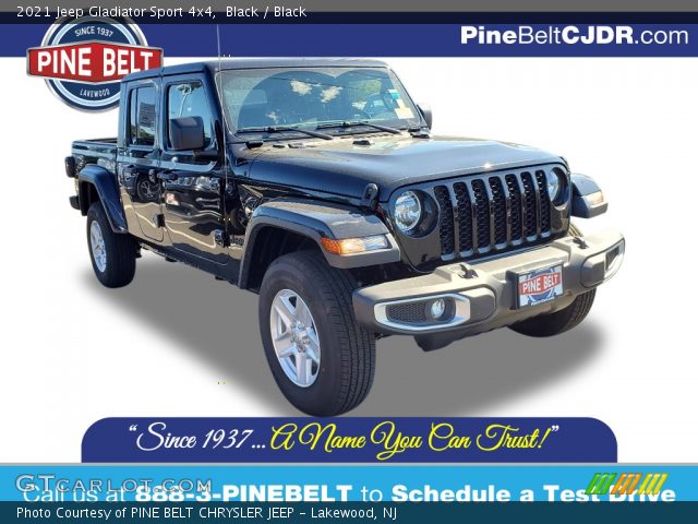 2021 Jeep Gladiator Sport 4x4 in Black