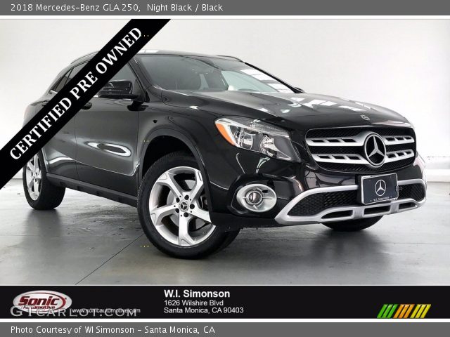 2018 Mercedes-Benz GLA 250 in Night Black
