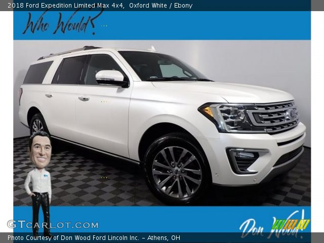 2018 Ford Expedition Limited Max 4x4 in Oxford White