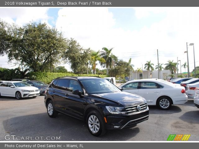 2018 Volkswagen Tiguan S in Deep Black Pearl