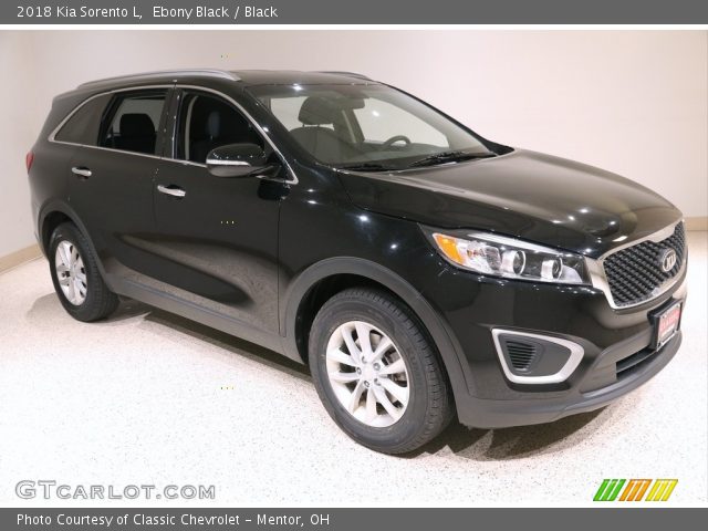2018 Kia Sorento L in Ebony Black