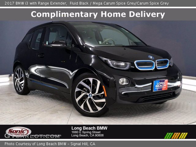 2017 BMW i3 with Range Extender in Fluid Black