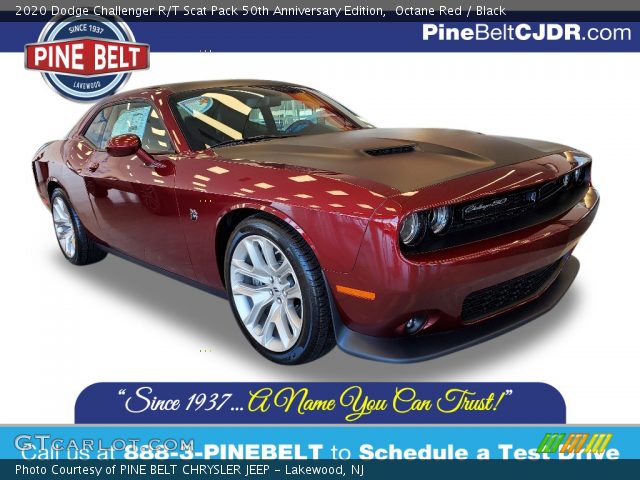 2020 Dodge Challenger R/T Scat Pack 50th Anniversary Edition in Octane Red