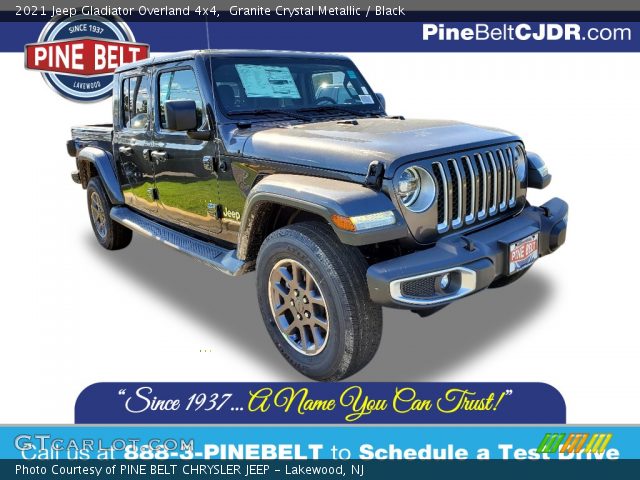 2021 Jeep Gladiator Overland 4x4 in Granite Crystal Metallic