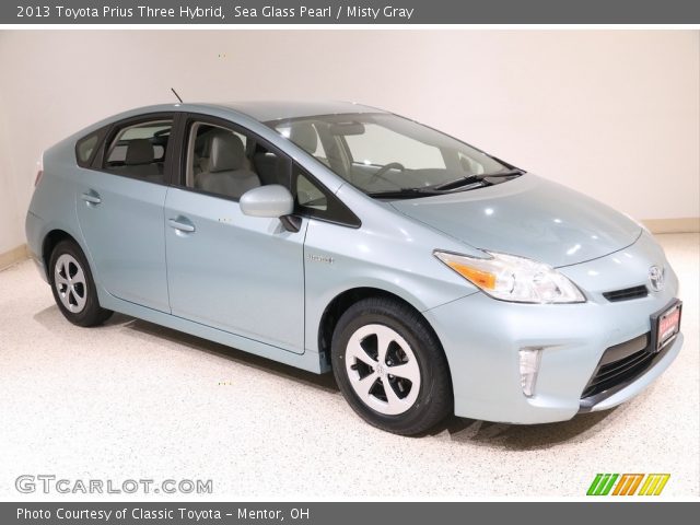 2013 Toyota Prius Three Hybrid in Sea Glass Pearl