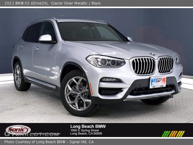 2021 BMW X3 sDrive30i in Glacier Silver Metallic