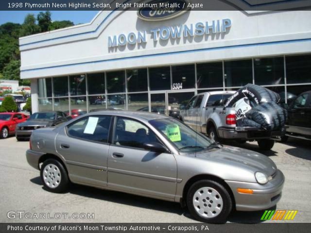 1998 Plymouth Neon Highline Sedan in Bright Platinum Metallic