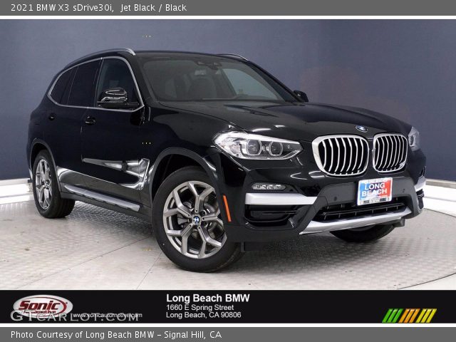 2021 BMW X3 sDrive30i in Jet Black