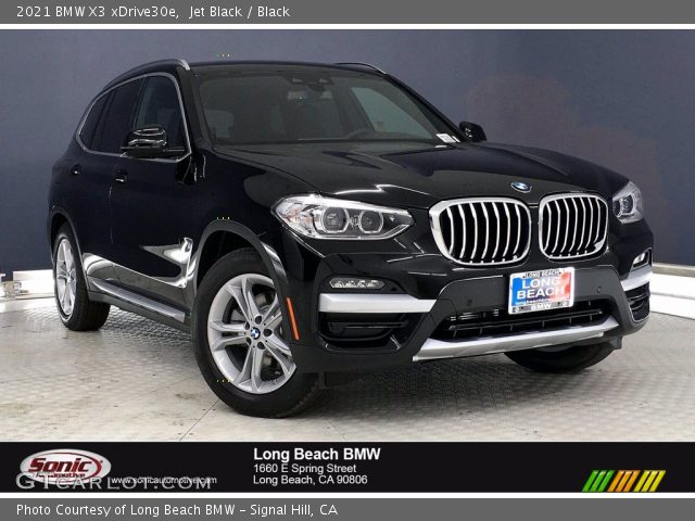 2021 BMW X3 xDrive30e in Jet Black