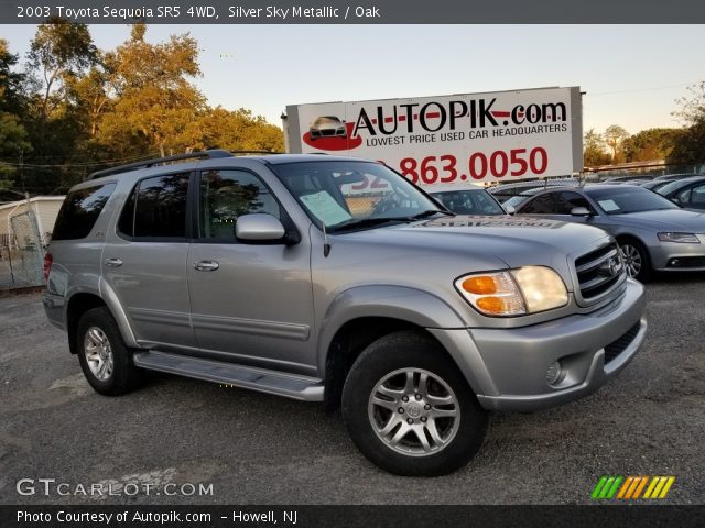 2003 Toyota Sequoia SR5 4WD in Silver Sky Metallic