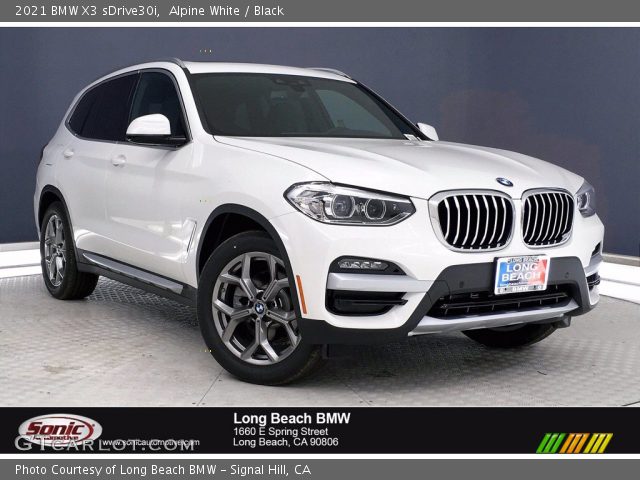 2021 BMW X3 sDrive30i in Alpine White