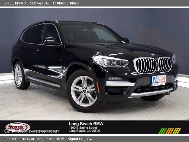 2021 BMW X3 xDrive30e in Jet Black