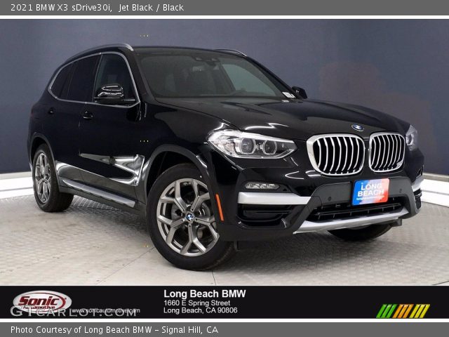 2021 BMW X3 sDrive30i in Jet Black