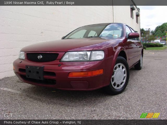 1996 Nissan Maxima GXE in Ruby Pearl