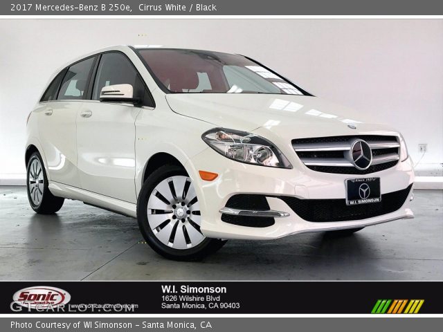 2017 Mercedes-Benz B 250e in Cirrus White