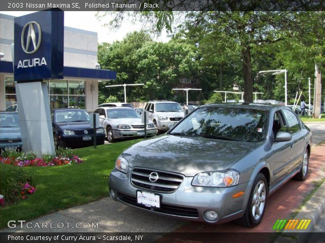 2003 Nissan Maxima SE in Polished Titanium